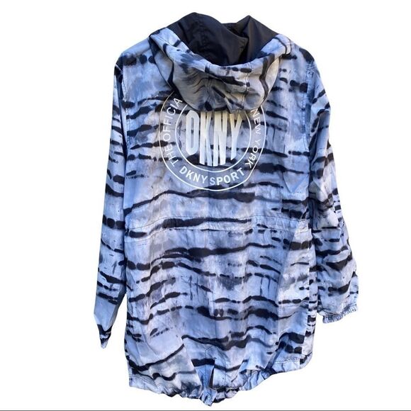 DKNY Sport Reversible Hooded Parka Sz Medium NWT - Picture 4 of 5